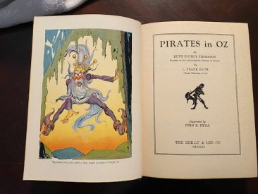 Pirates in Oz. 1st edition with 12 color plates  (c.1931)