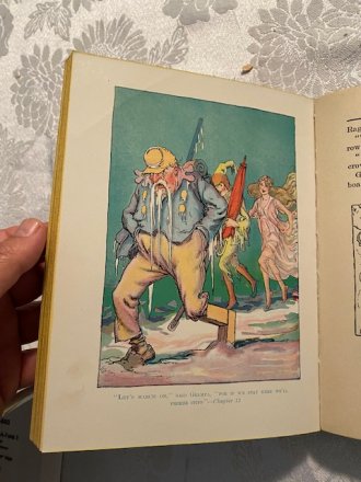 Grampa in Oz. First edition with 12 color plates.  No dust jacket. (c.1924) by R. Thomposo