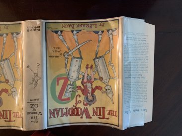 Tin Woodman of Oz. 1st edition 1st state in first edition dust jacket. ~ 1918 - $7000.0000